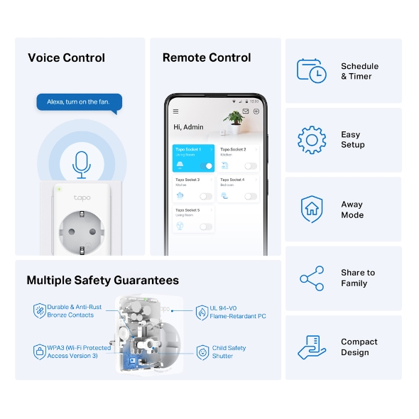Mini Smart Wi-Fi Socket